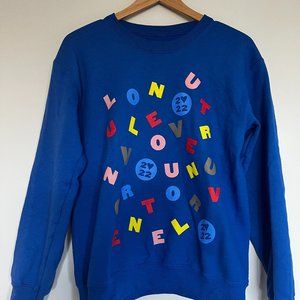 Harry Styles Love on Tour 2022 Blue Crewneck (Unisex Small)